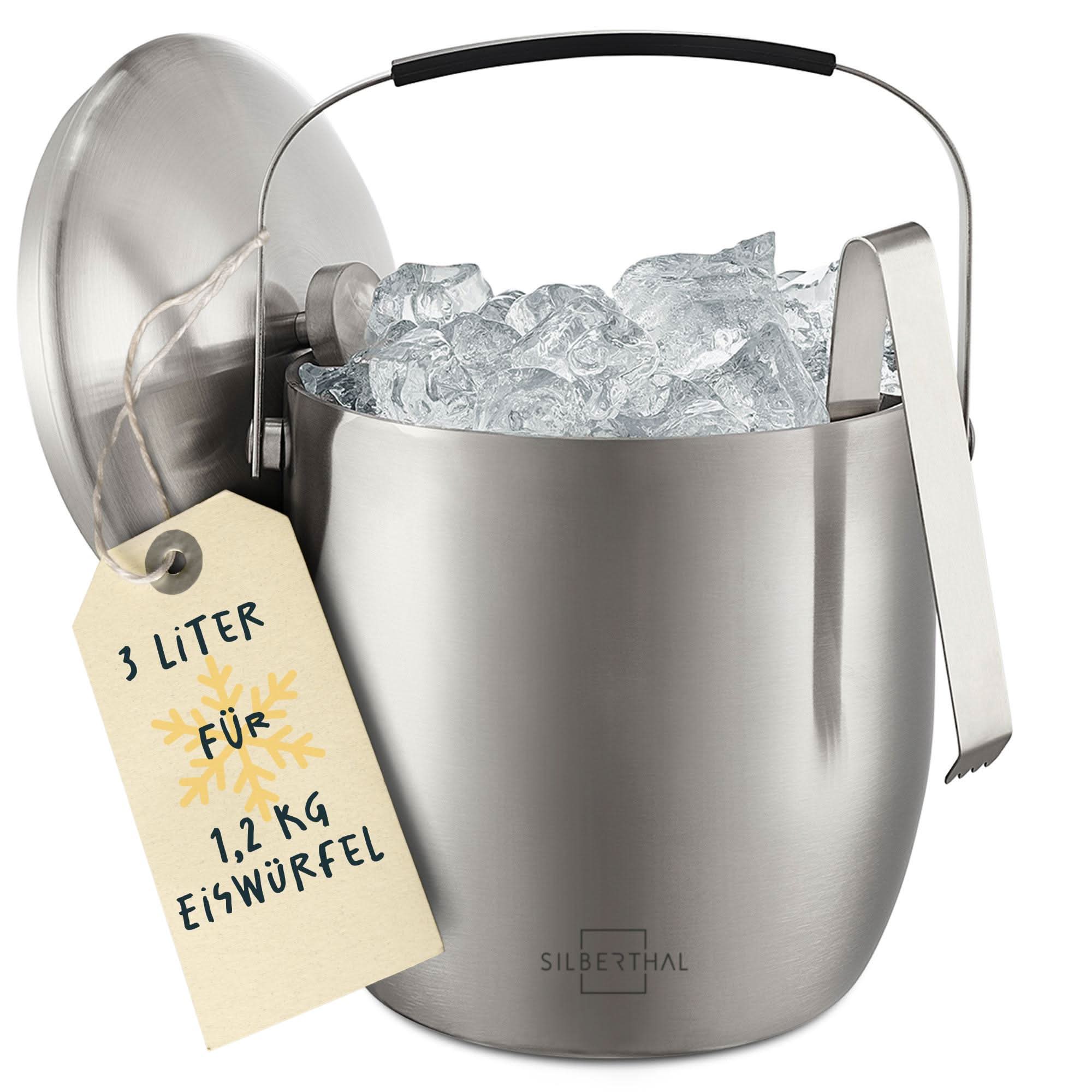 wie lange kann man eiswürfel aufbewahren Eiswürfelbehälter mit Deckel - Edelstahl