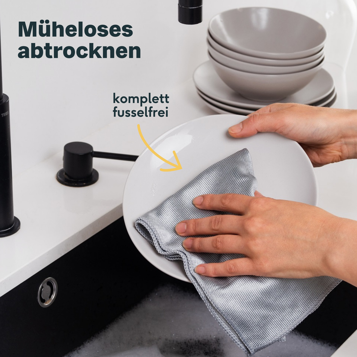 Mikrofaser Geschirrtuch 6er Set