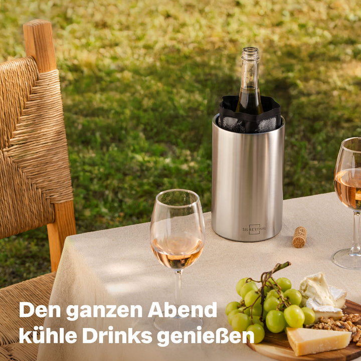 Weinkühler mit 2 Manschetten