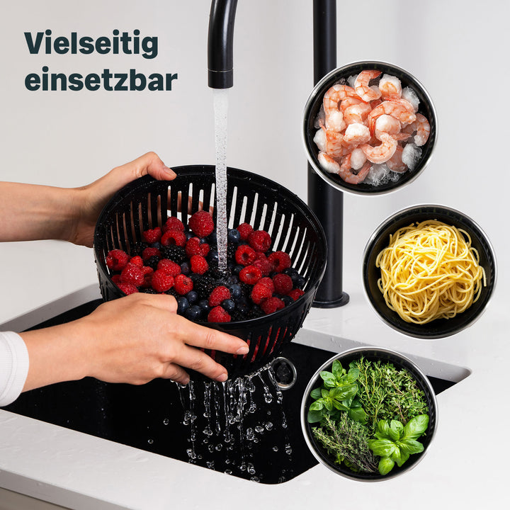 Salatschleuder Set 2-teilig ohne Deckel