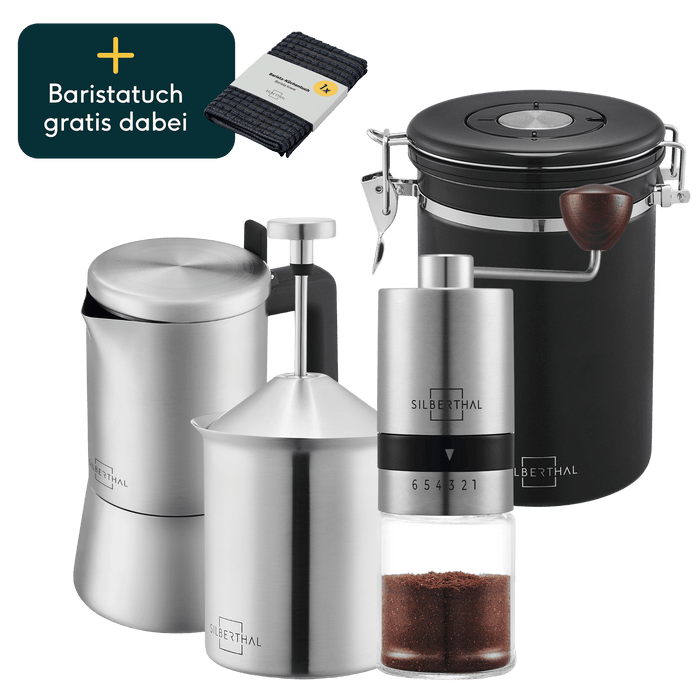 Espressokocher Komplettset