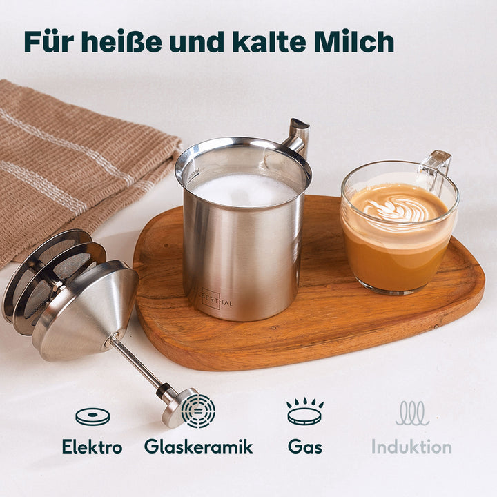 Milchaufschäumer manuell