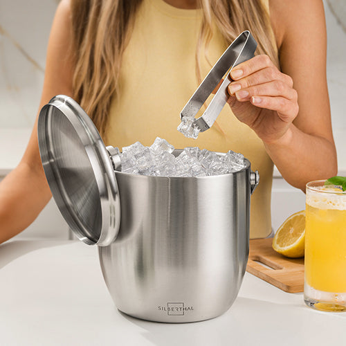 3 Liter Eiswürfelbehälter mit Deckel & Zange