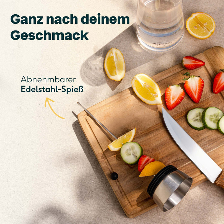 Wasserkaraffe mit Spieß