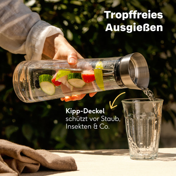 Wasserkaraffe mit Spieß