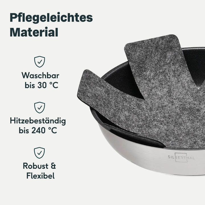 Pfannenschoner aus Filz