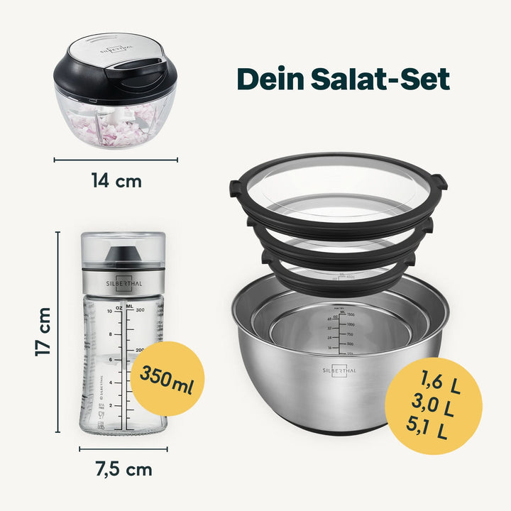Salat Zubehör Set 3-teilig
