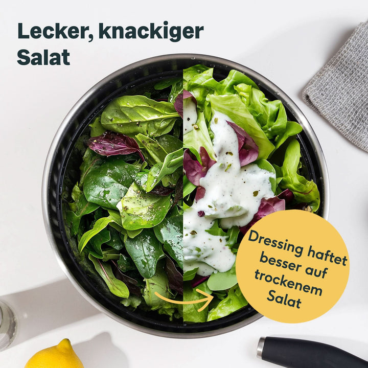 Salatschleuder mit Deckel Set