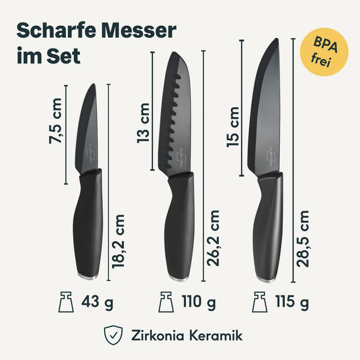 Keramikmesser Set