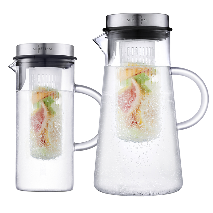 Glaskaraffen Set 1 & 2 Liter
