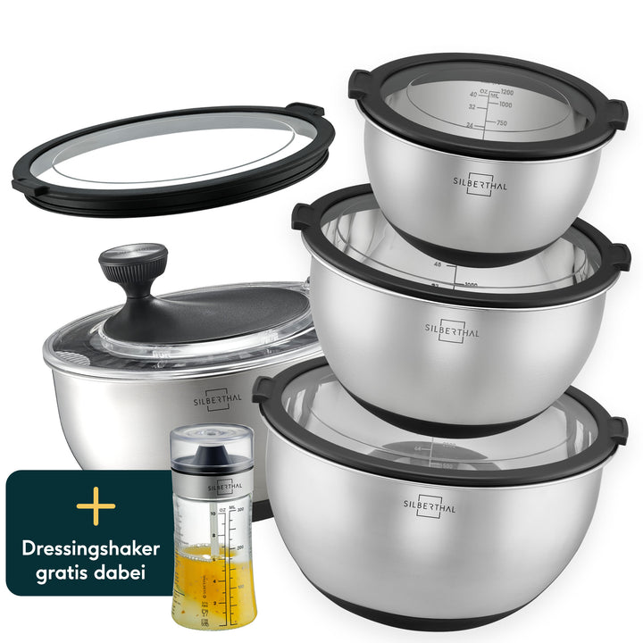 Salatschleuder Set 3-teilig