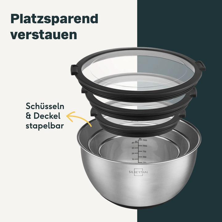 Edelstahlschüssel 0,7 Liter