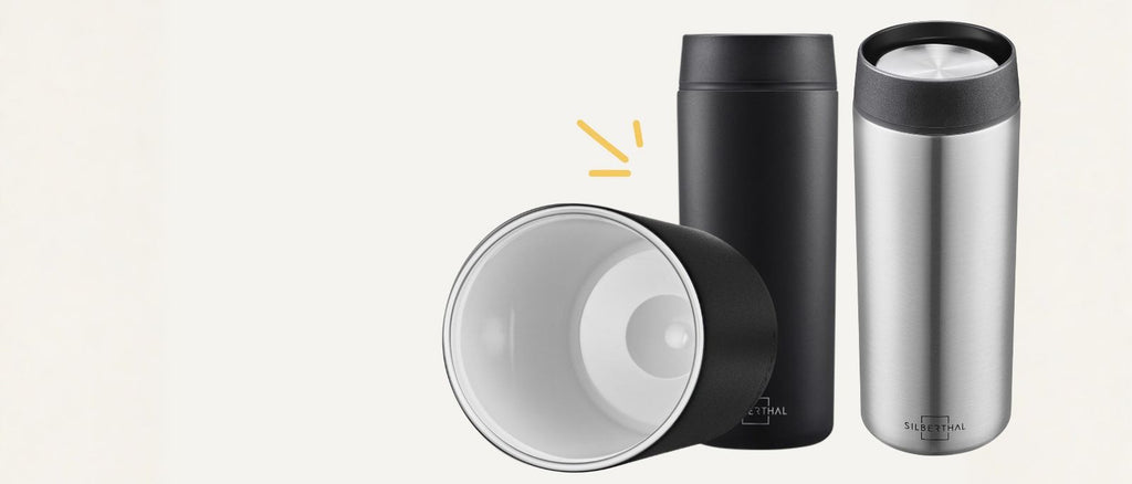 Thermobecher Auslaufsicher mit Keramik