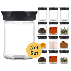 Gewürzgläser mit Schraubverschluss 12er Set