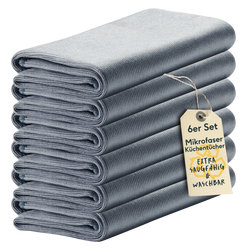 Mikrofaser Geschirrtuch 6er Set