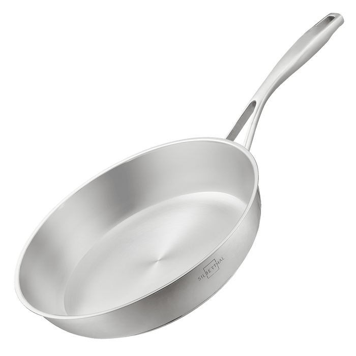 Edelstahlpfanne 28 cm Unbeschichtet