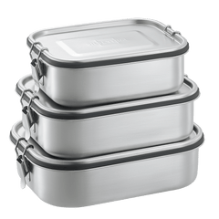 Edelstahl Brotdosen Set