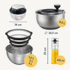 Salatschleuder Set 7-teilig