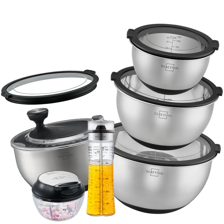 Salatschleuder Set 7-teilig