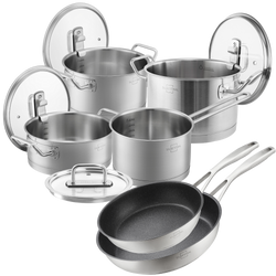 Pfannen & Kochtopfset Beschichtet - 7-teilig