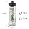 Essig- und Ölflasche mit Glasfilter 2er-Set