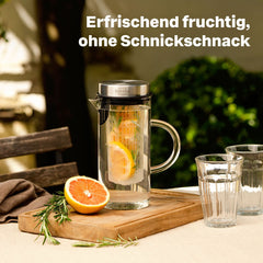 2x Glaskaraffen 1 Liter Set
