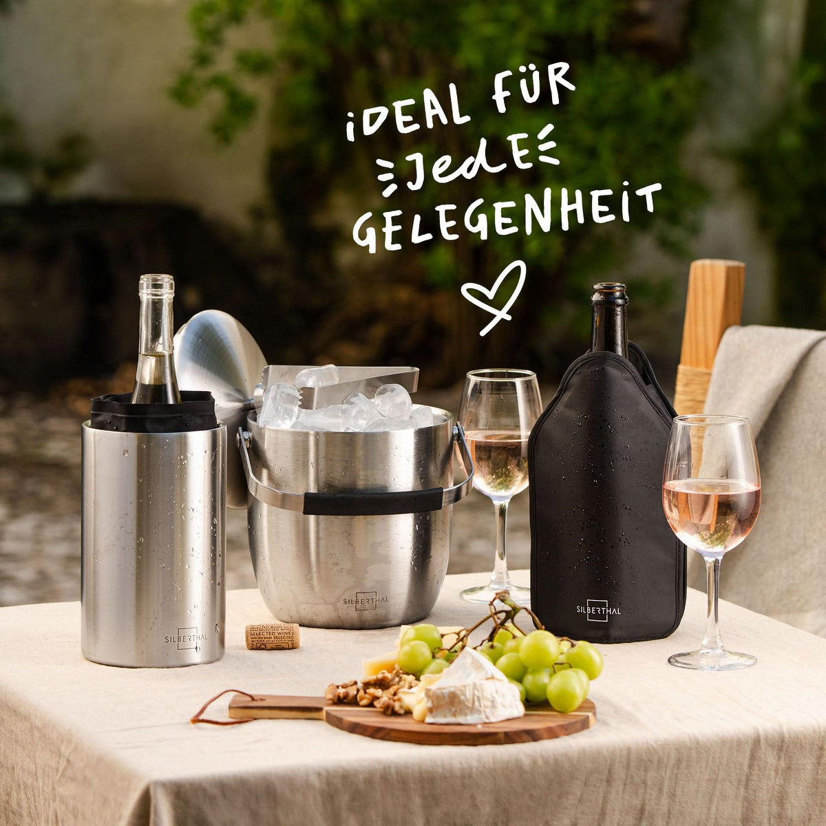 Flaschenkühler Manschette für unterwegs