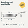 Bratpfanne Ø 28cm - Beschichtet