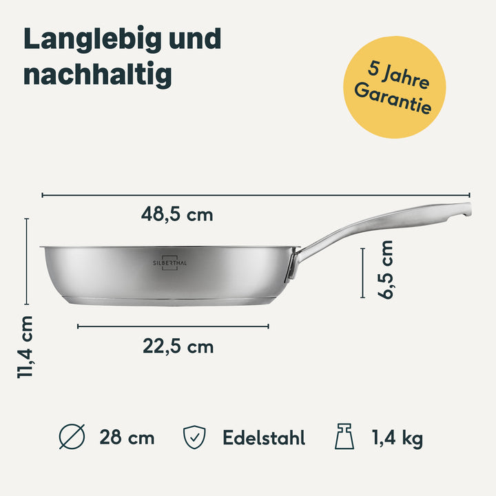 Bratpfanne Ø 28cm - Beschichtet