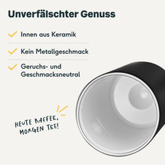 Thermobecher schwarz