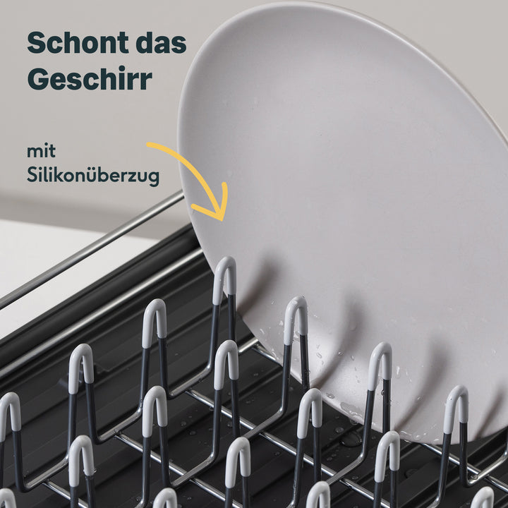 Abtropfgestell + Gläserhalter Set
