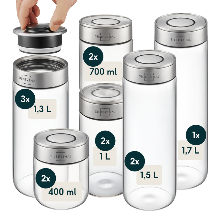 Vorratsgläser 12er Set