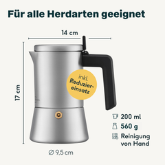 Espressokocher 4 Tassen