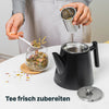 Teekanne mit Wasserkessel, Vorratsglas & Aufbewahrungsdose
