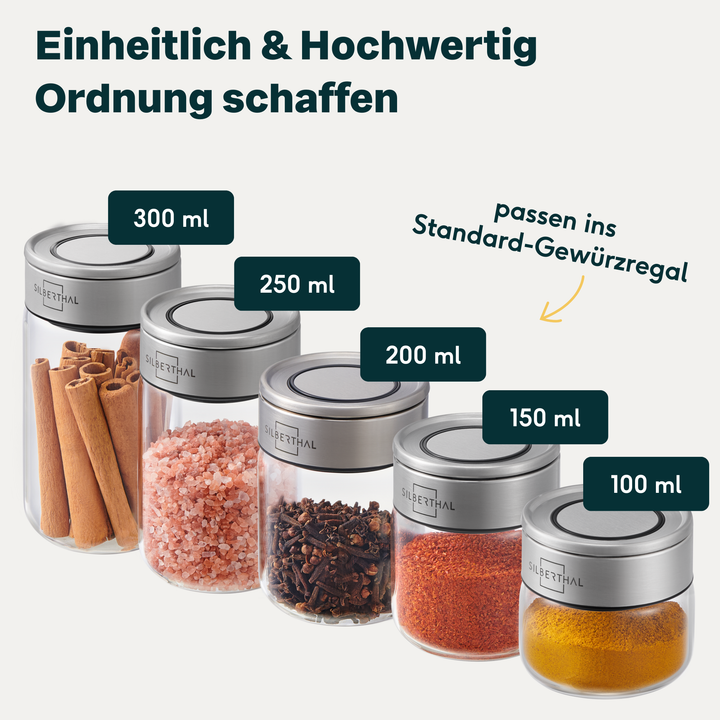 Gewürzgläser 5er Set