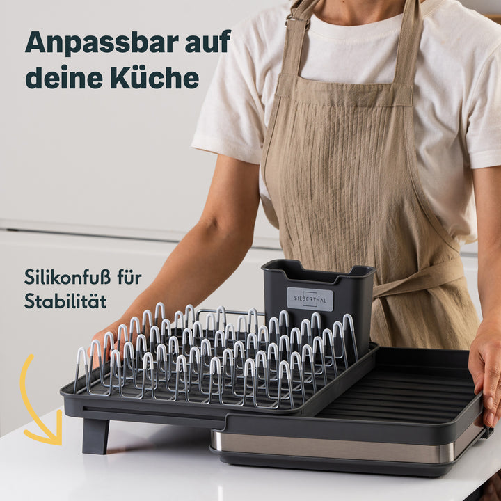 Abtropfgestell + Gläserhalter Set