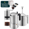 Espressokocher Set 3-teilig