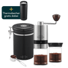 Kaffeemühle mit Kaffeedose Set