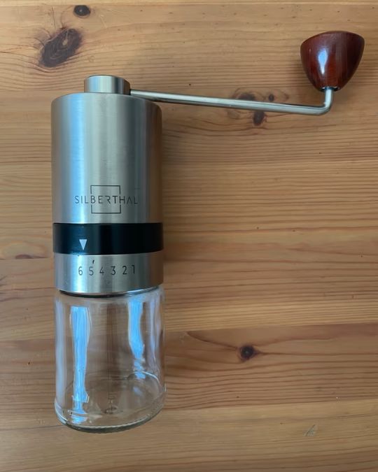 Kundenfoto: French Press mit Kaffeemühle
