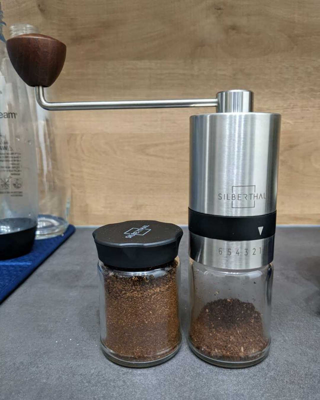 Kundenfoto: French Press mit Kaffeemühle