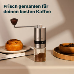 French Press mit Kaffeemühle