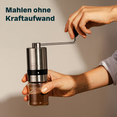 French Press mit Kaffeemühle