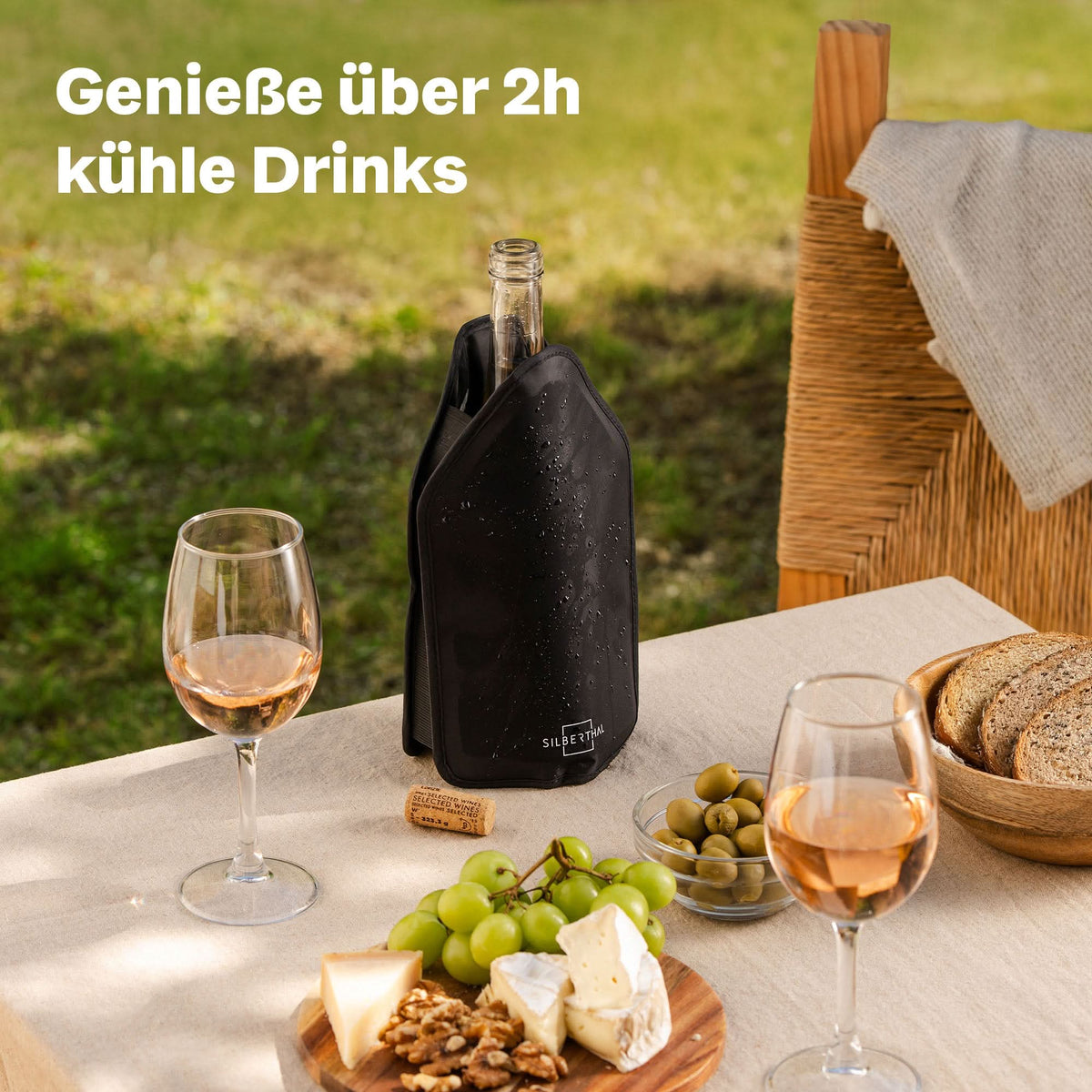Kühlmanschetten für Weinflaschen & andere Flaschen