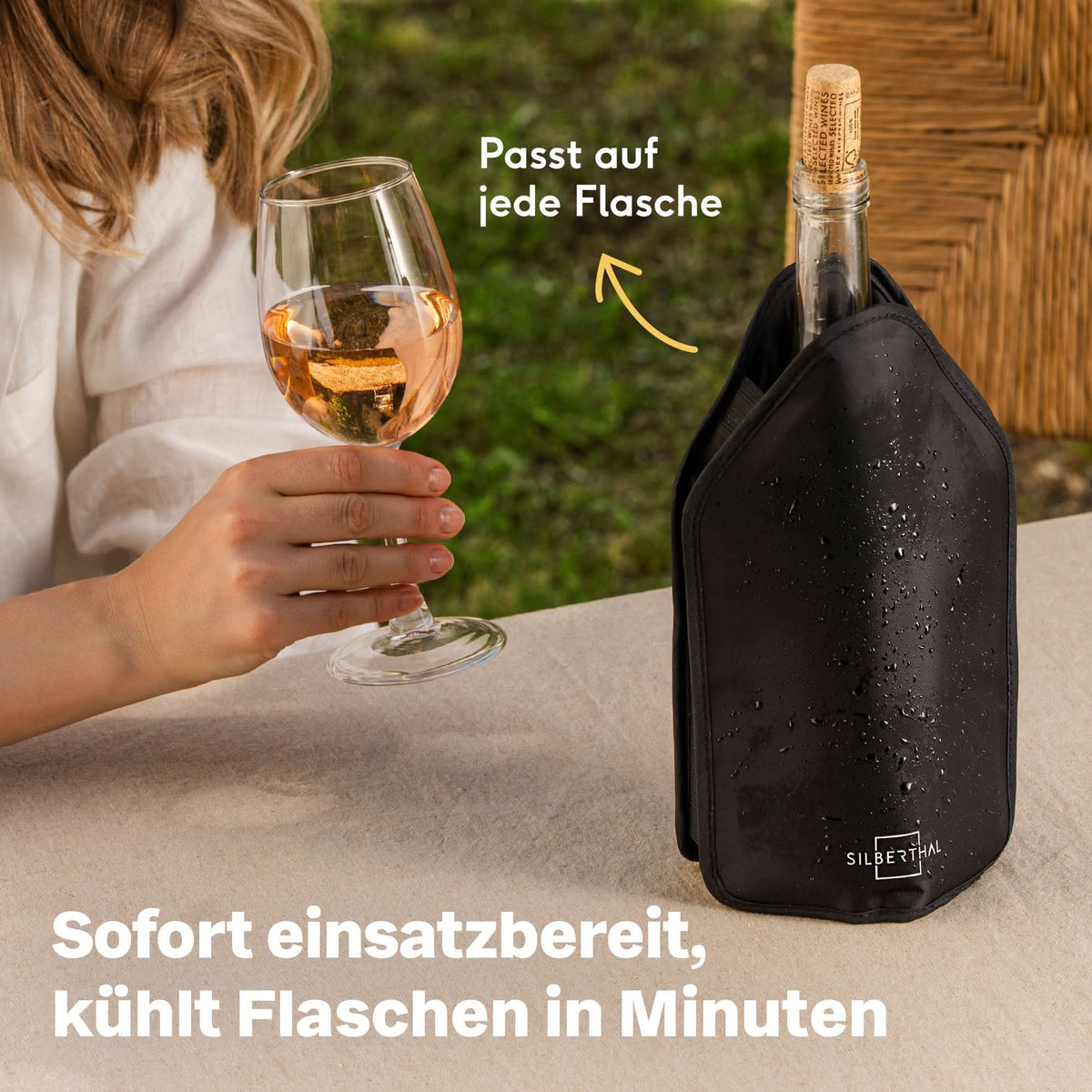 Kühlmanschetten für Weinflaschen & andere Flaschen