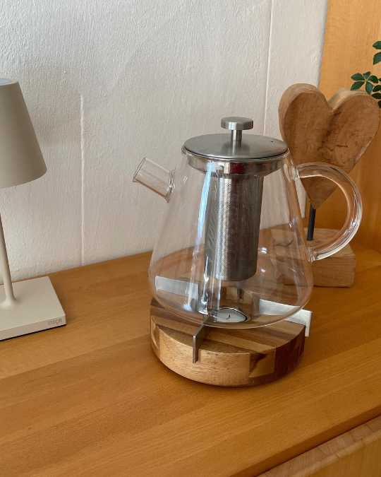 Kundenfoto: Teekanne Glas mit Sieb - 1,5 Liter