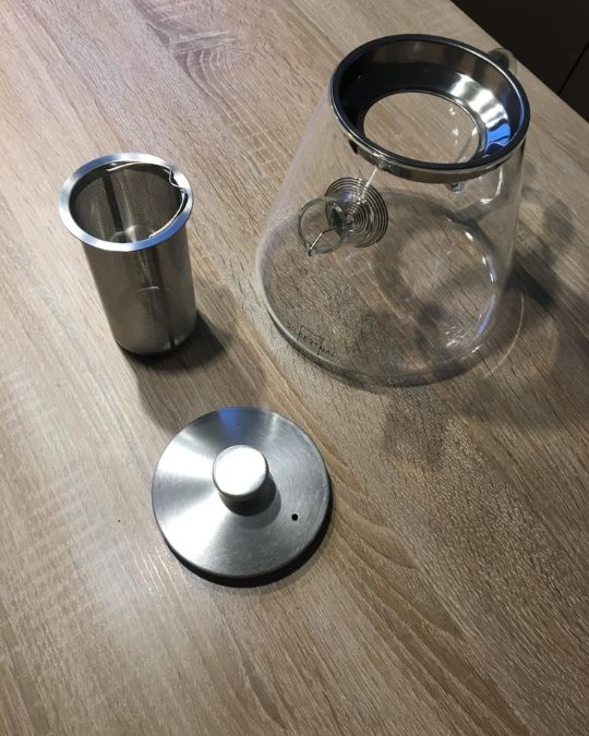 Kundenfoto: Teekanne Glas mit Sieb - 1,5 Liter
