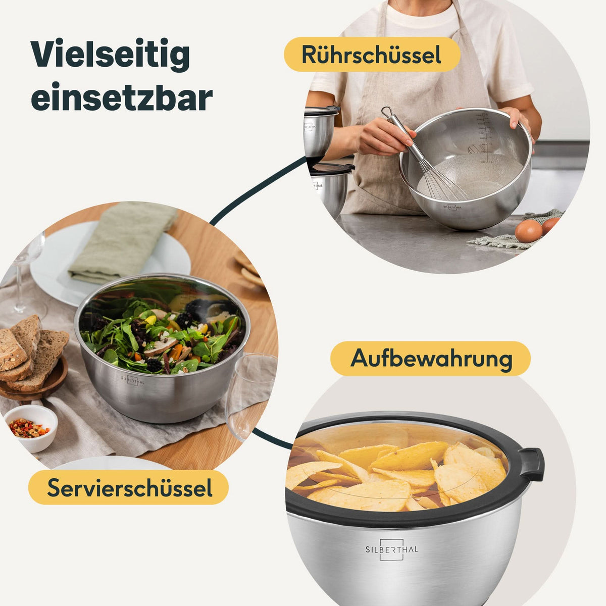 Salat Zubehör Set 5-teilig