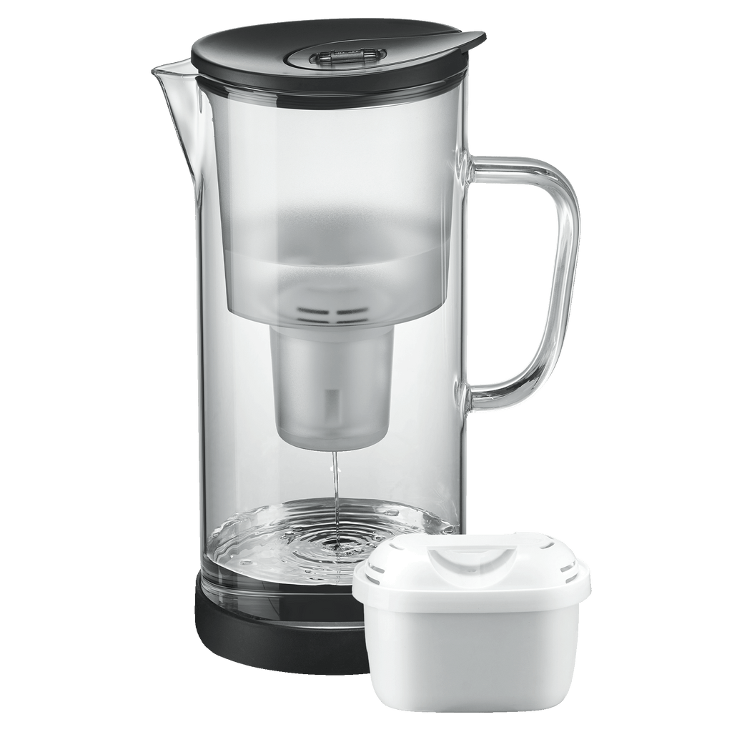 SILBERTHAL Wasserfilter Filterkaraffe Glas