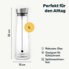 Wasserkaraffe mit Spieß