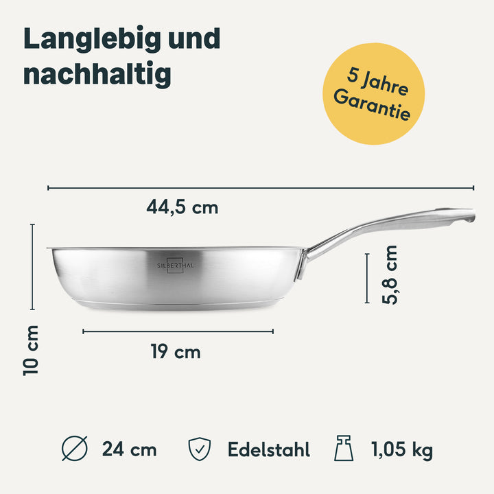 Bratpfanne Ø 24cm - Beschichtet